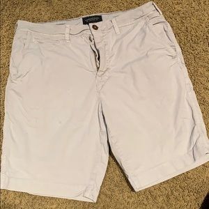American Eagle light blue Flat Front 6” Shorts